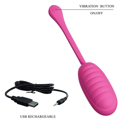 PRETTY LOVE - UOVO VIBRANTE RICARICABILE ROSA CATALINA APP