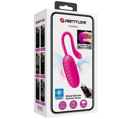 PRETTY LOVE - UOVO VIBRANTE RICARICABILE ROSA CATALINA APP