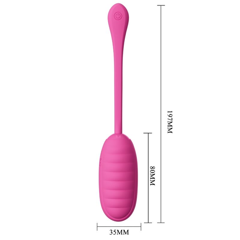 PRETTY LOVE - UOVO VIBRANTE RICARICABILE ROSA CATALINA APP