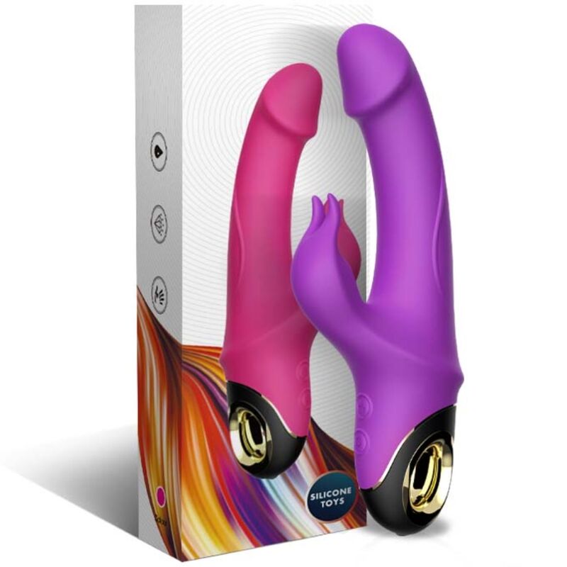 ARMONY - METEROR DILDO VIBRATORE CONIGLIO VIOLA