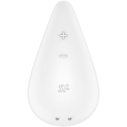 SATISFYER - VIBRATORE GOCCIA DI RUGIADA LAY-ON BIANCO