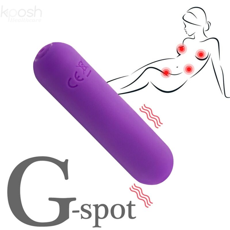 ARMONY - SPLASH JOLINE VIBRATORE BULLET IN SILICONE TELECOMANDO 10 VIBRAZIONI 6.5 X 1.5 CM VIOLA