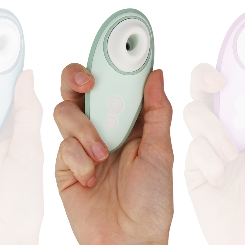 WOMANIZER - LIBERTY 2 STIMOLATORE CLITORIDEO E ASPIRAZIONE VERDE CHIARO