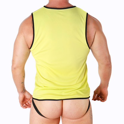 MACHO - T-SHIRT GIALLA L/XL