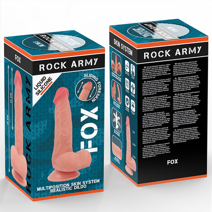 ROCKARMY - SILICONE LIQUIDO VOLPE 19 CM -O- 3,2 CM