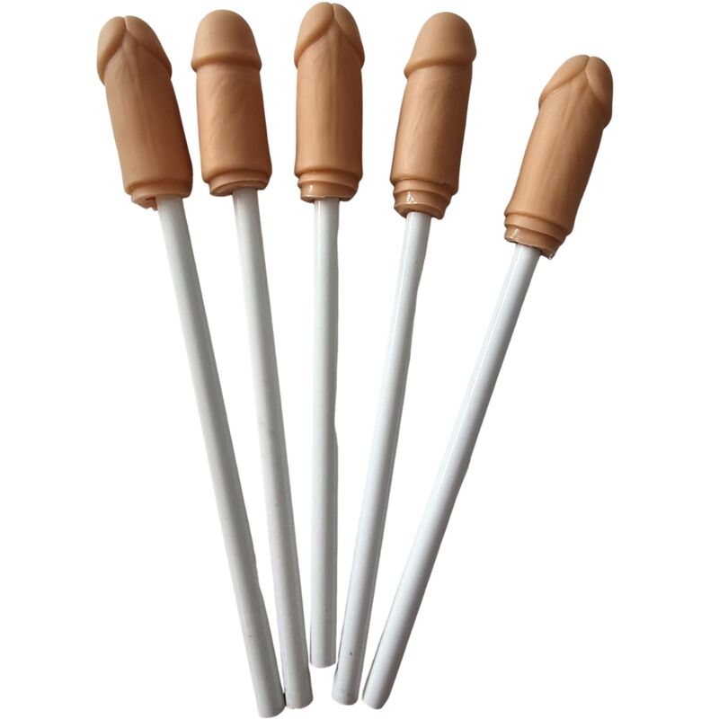 DIABLO PICANTE - 5 MATITE CON PUNTA DEL PENE NATURALE