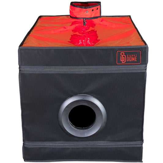 SECRET DOME - KINK CLUB LA NICHE CABIN NERO E ROSSO