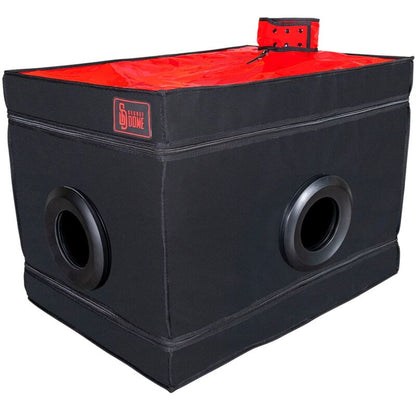 SECRET DOME - KINK CLUB LA NICHE CABIN NERO E ROSSO