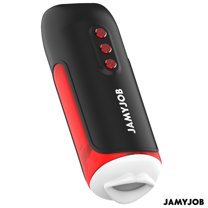 JAMYJOB - BLAZE MASTURBATORE AUTOMATICO CON 5 MODALITÀ DI ASPIRAZIONE E VIBRAZIONE