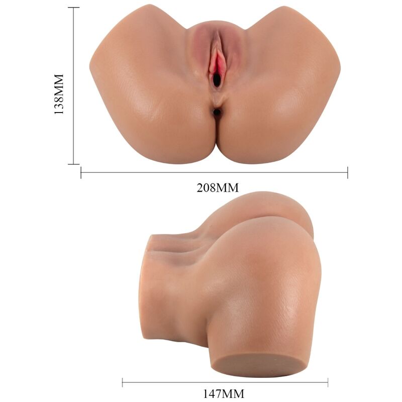 CRAZY BULL - VIBRATORE HAILEY CON VAGINA REALISTICA E CONTROLLO ANO REMOTO