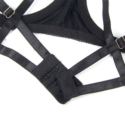 SUBBLIME - 955205 COMPLETO REGGISENO CON FIOCCO NERO REGOLABILE L/XL