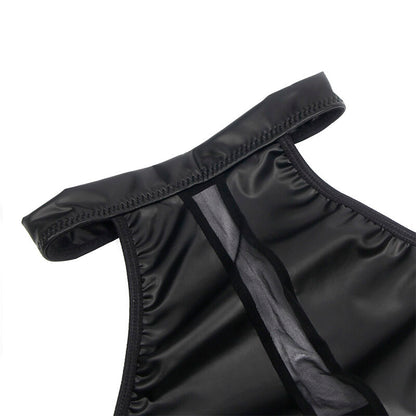 SUBBLIME - 955489 ABITO CON SCOLLO ALTO E TRASPARENZE NERO L/XL