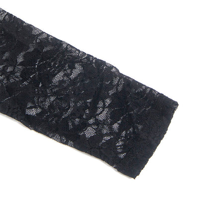 SUBBLIME - 955601 ABITO MANICA LUNGA CON PIZZO NERO L/XL