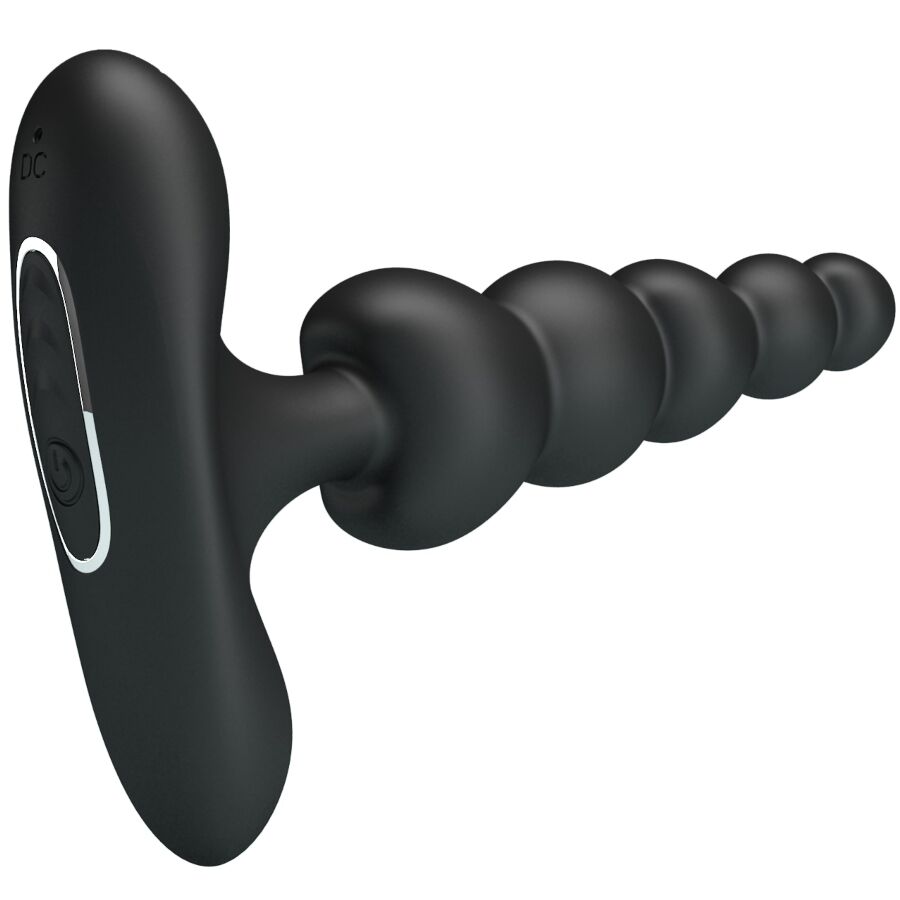 PRETTY LOVE - CORBAN VIBRATORE ANALE 10 VIBRAZIONI NERO