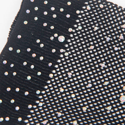 SUBBLIME - 957469SHINE GUANTI TRASPARENTI NERI S/M