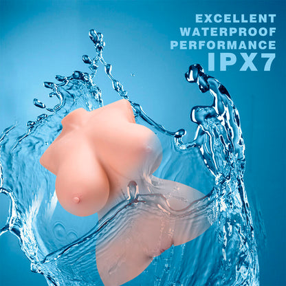 XISE - PICCOLO TORSO REALISTICO CON VIBRAZIONE FEMMINILE 40 CM