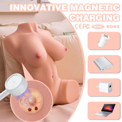XISE - DANIA THRUSTING TORSO FEMMINILE REALISTICO VIBRANTE 52 CM