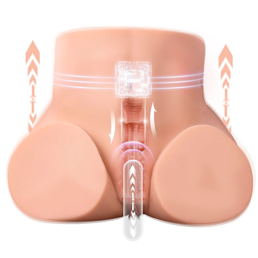 XISE - ETHEL MASTURBATORE VAGINALE REALISTICO CON VIBRAZIONE MULTIPOSIZIONE