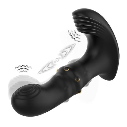 ARMONY - VIBRATORE ANALE PROSTATICO TELECOMANDO NERO
