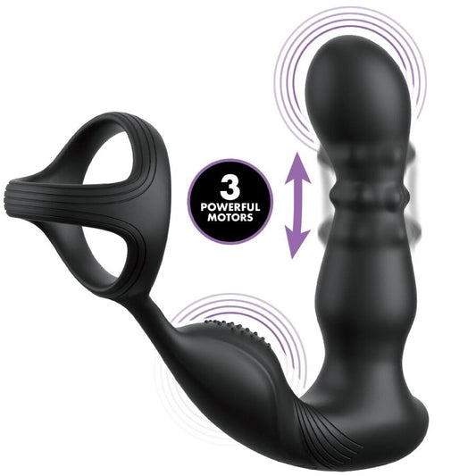 COLLEZIONE ANAL FANTASY ELITE - ANELLO ANALE VIBRANTE E MASSAGGIATORE CON TELECOMANDO