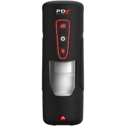 PDX ELITE - MASTURBATORE AUTOMATICO MILK ME HOTTER CON VIBRAZIONE A SPINTA E EFFETTO CALORE