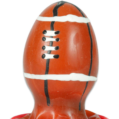 CONDOMERIE - PRESERVATIVI NOVITÀ DIPINTI A MANO PALLONE DA RUGBY