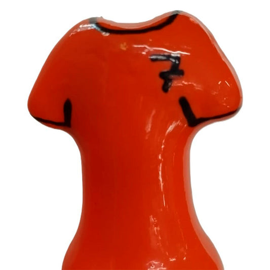 CONDOMERIE - PRESERVATIVI NOVITÀ DIPINTI A MANO MAGLIETTA ARANCIONE