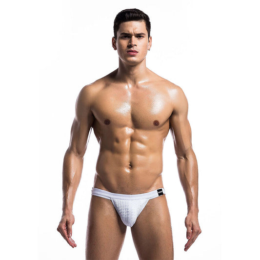MOB - COSTUME DA BAGNO JOCKSTRAP BIANCO FETISH TAGLIA XL