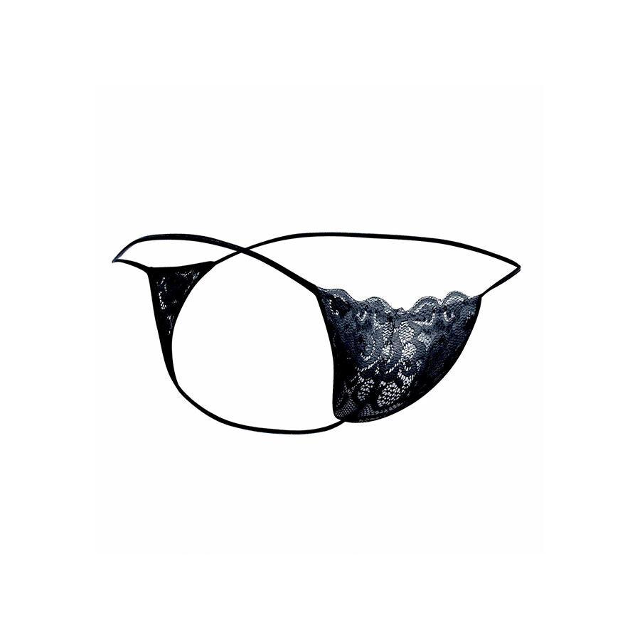 MOB - PERIZOMA IN PIZZO NERO TAGLIA L/XL