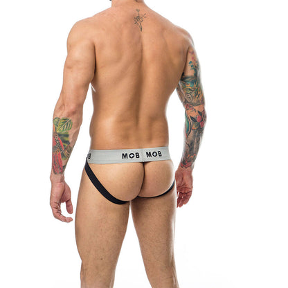 MOB - JOCK BIANCO A RIGHE CLASSICHE TAGLIA L