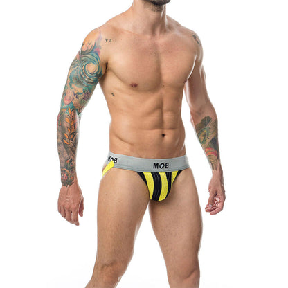MOB - CLASSIC JOCK STRIPE GIALLO TAGLIA L