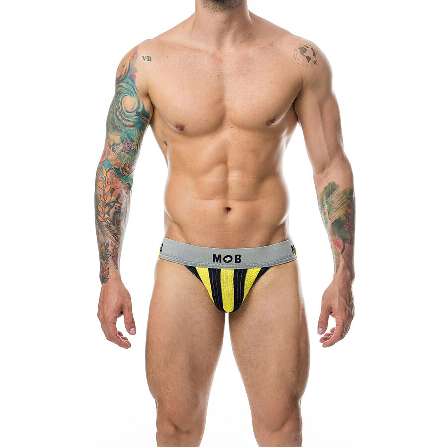 MOB - CLASSIC JOCK STRIPE GIALLO TAGLIA XXL