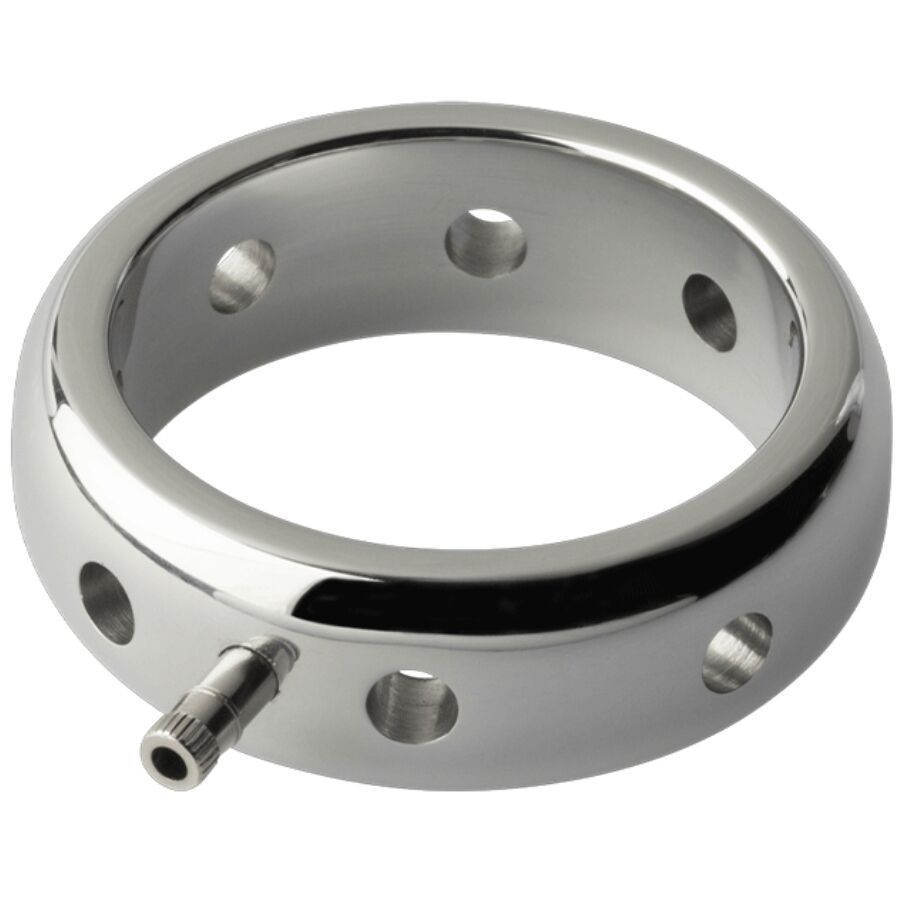 ELECTRASTIM - ANELLO ELETTROMAGNETICO PER PENE IN METALLO PRESTIGE 42 MM