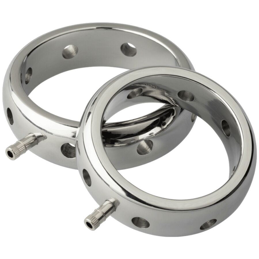 ELECTRASTIM - ANELLO ELETTROMAGNETICO PER PENE IN METALLO PRESTIGE 46 MM