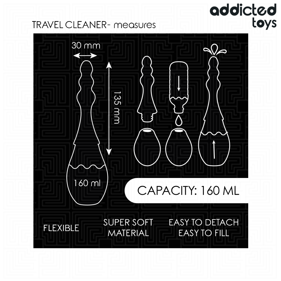 ADDICTED TOYS - DETERGENTE DA VIAGGIO MODELLO 4