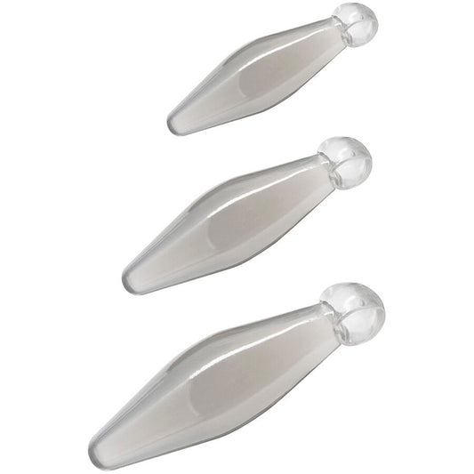 TOYJOY - GIOCO ANALE FINGER RIMMER 3 PEZZI TRASPARENTE
