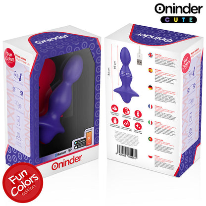 ONINDER CUTE - DILATATORE ANALE VIBRANTE LOVE BUTT - APP GRATUITA IN TUTTO IL MONDO