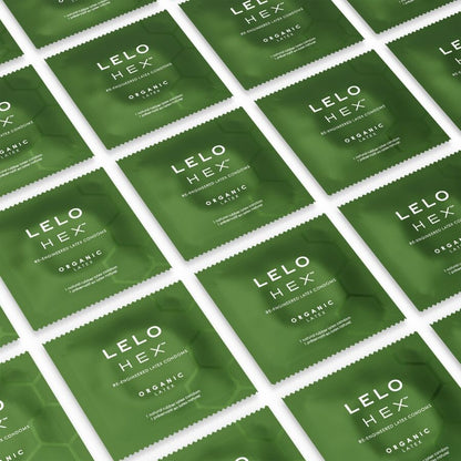 LELO - HEX ORGANIC CONDOM BOX 12 UNITÀ