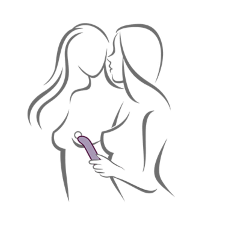 ROCKS-OFF - VIBRATORE CHAIAMO G PUNTO G VIOLA