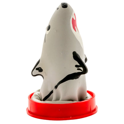 CONDOMERIE - PRESERVATIVI NOVITÀ DIPINTI A MANO MODELLO SHARK 1