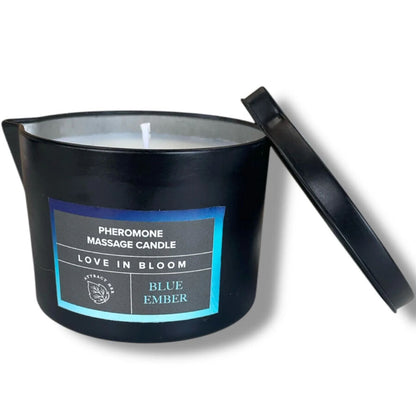 EYE OF LOVE - BLOOM CANDELA DA MASSAGGIO INDICA BLUE EMBER 150 ML