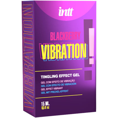 INTT RELEASES - GEL LIQUIDO VIBRANTE GUSTO MORA 15 ML