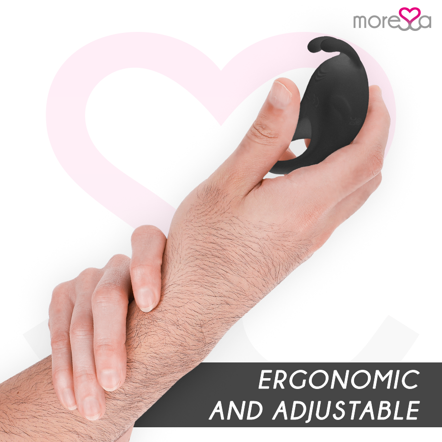 MORESSA - BRAD PREMIUM SILICONE RICARICABILE NERO