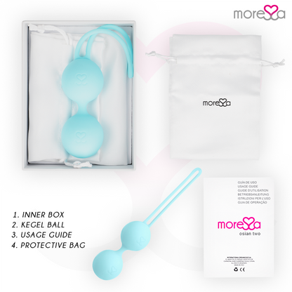 MORESSA - OSIAN DUE SILICONE PREMIUM TURCHESE