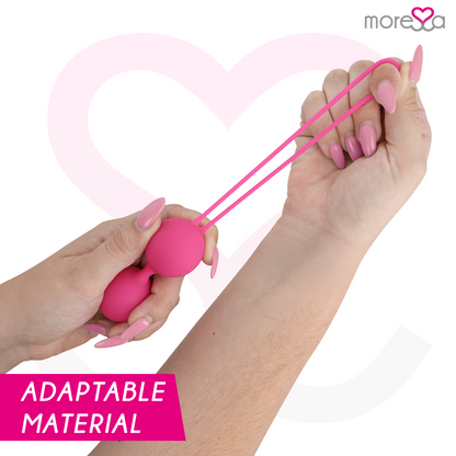 MORESSA - SET OSIAN PREMIUM SILICONE ROSA (Osian One - 51 g | Osian Two - 101 g | Osian Three 85 g)