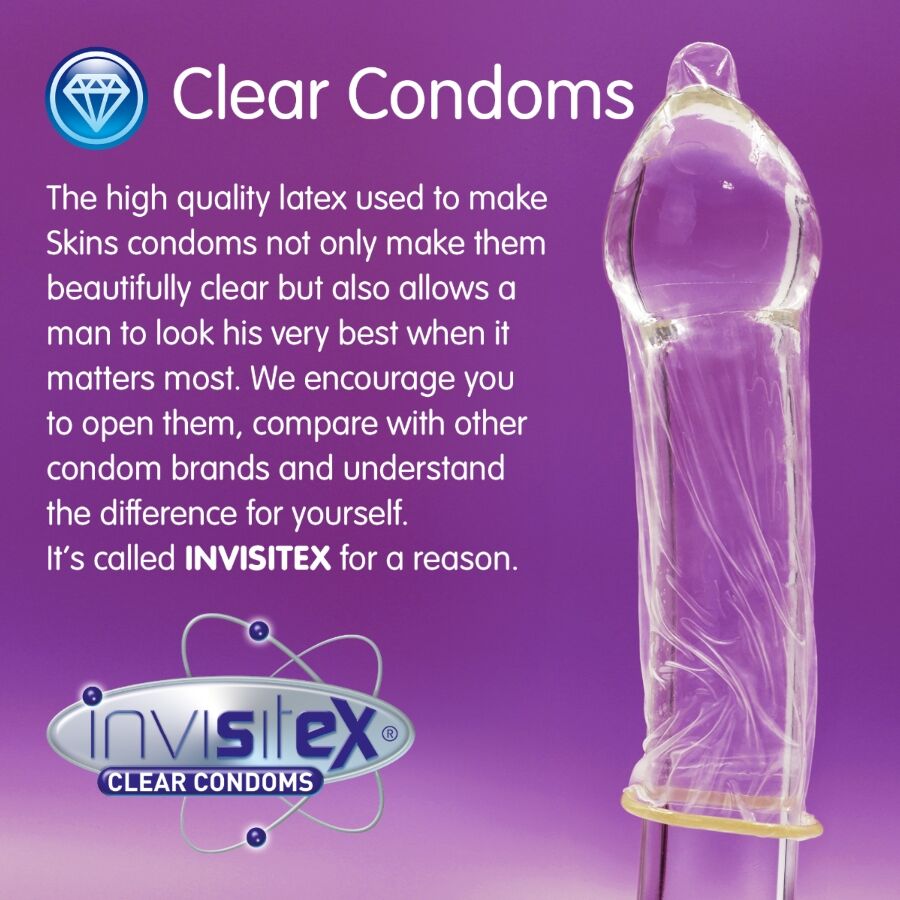 SKINS - PRESERVATIVI EXTRA LARGE PREMIUM CONFEZIONE DA 8