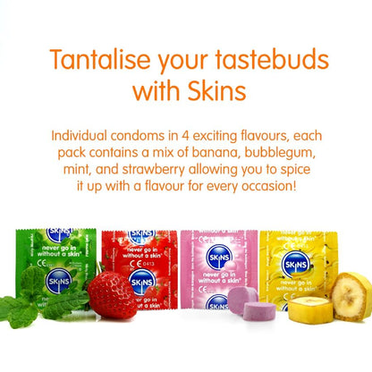 SKINS - PRESERVATIVI MULTIGUSTO PREMIUM CONFEZIONE DA 16