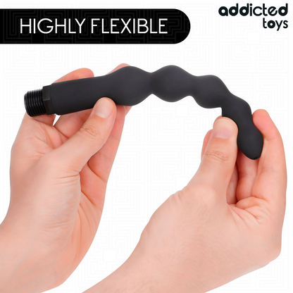ADDICTED TOYS - PULITORE ANALE CON ADATTATORE UNIVERSALE MODELLO 5