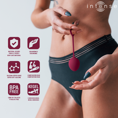 INTENSE - KIT PALLINE KEGEL CHARLI BORDEAUX