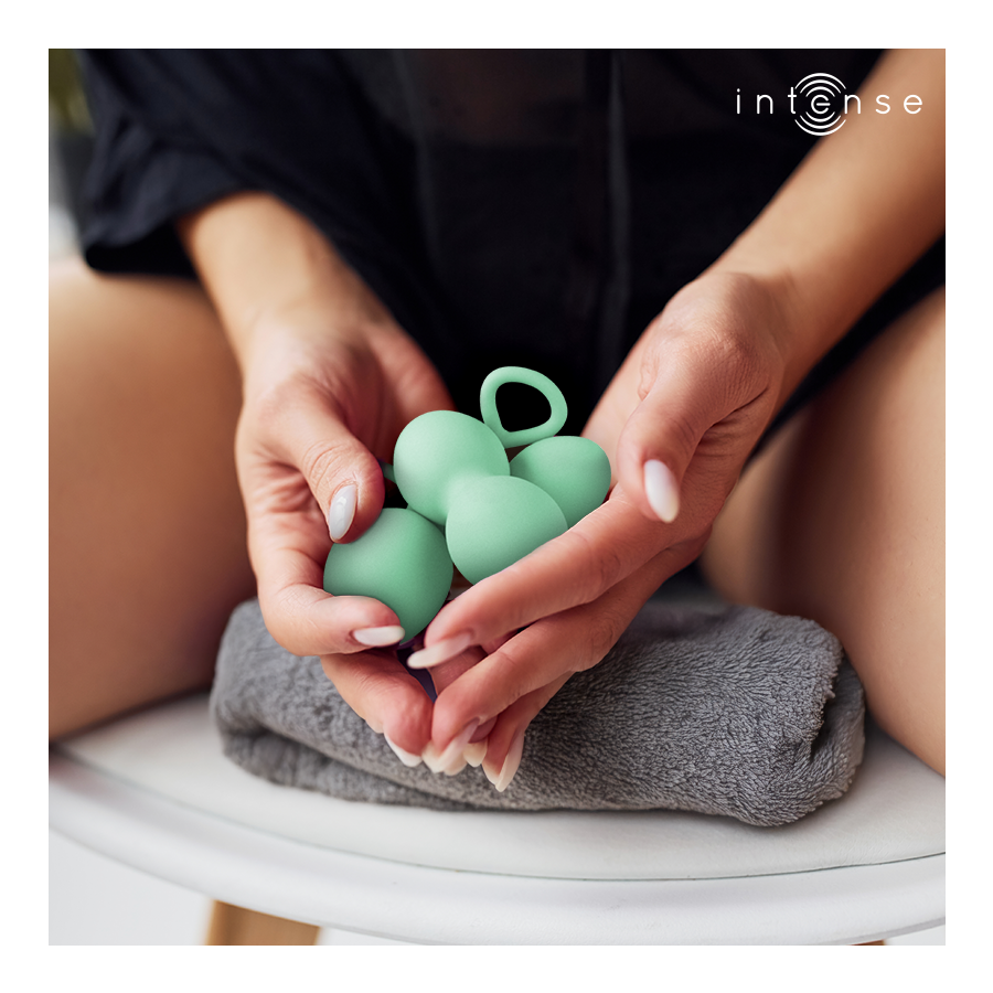 INTENSE - KIT PALLINE KEGEL CHARLI VERDE CHIARO